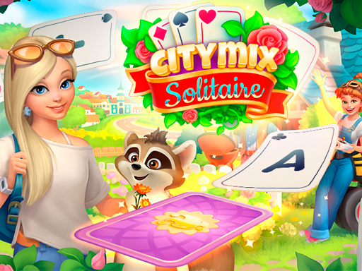 CityMix Solitaire Game Image CityMix Solitaire Game