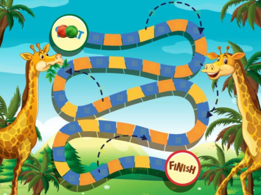 Giraffes Dice Race Game Image Giraffes Dice Race Game